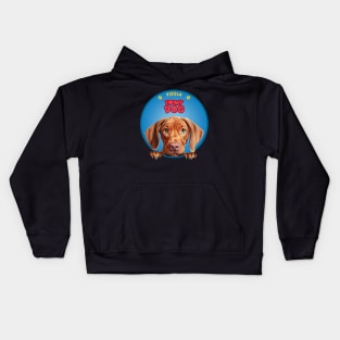 I Love my dog Vizsla Kids Hoodie